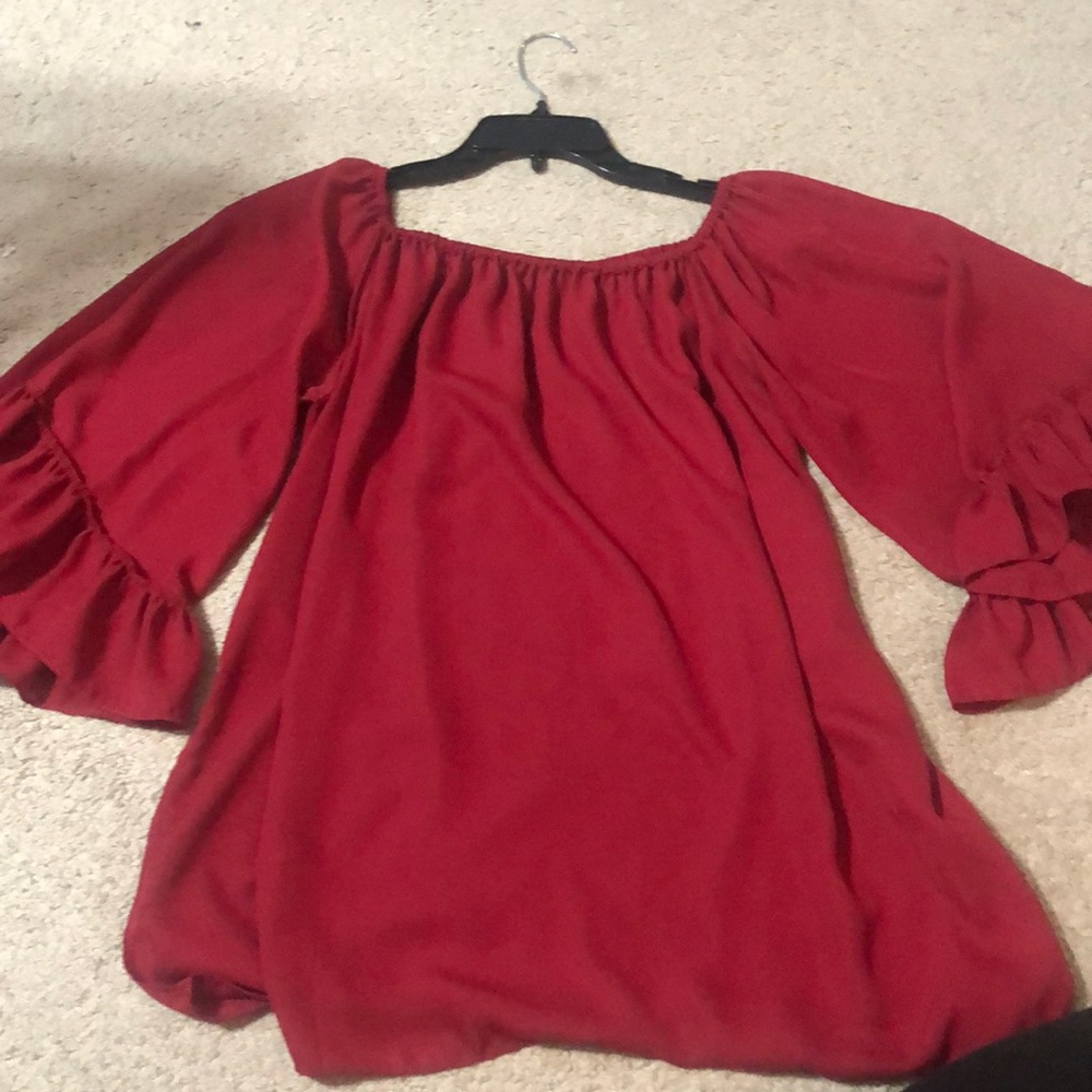 Red Boutique Blouse
